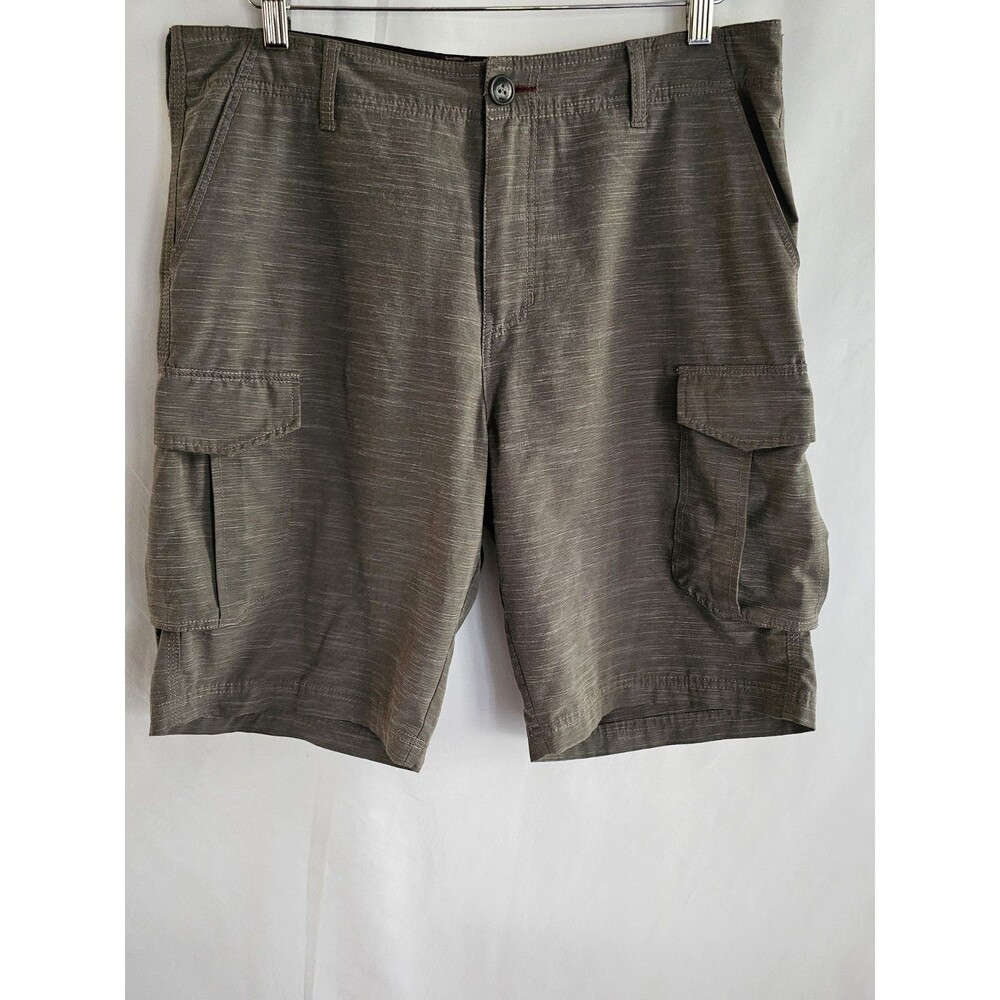 Billabong Shorts Men's Gray Submersibles Scheme Cargo Pockets Stretch Size 34